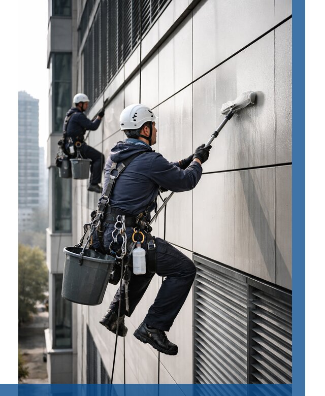 Мойка вентилируемого фасада в Новомосковске от 258 р. | ВЫСОТНИК-Нвм