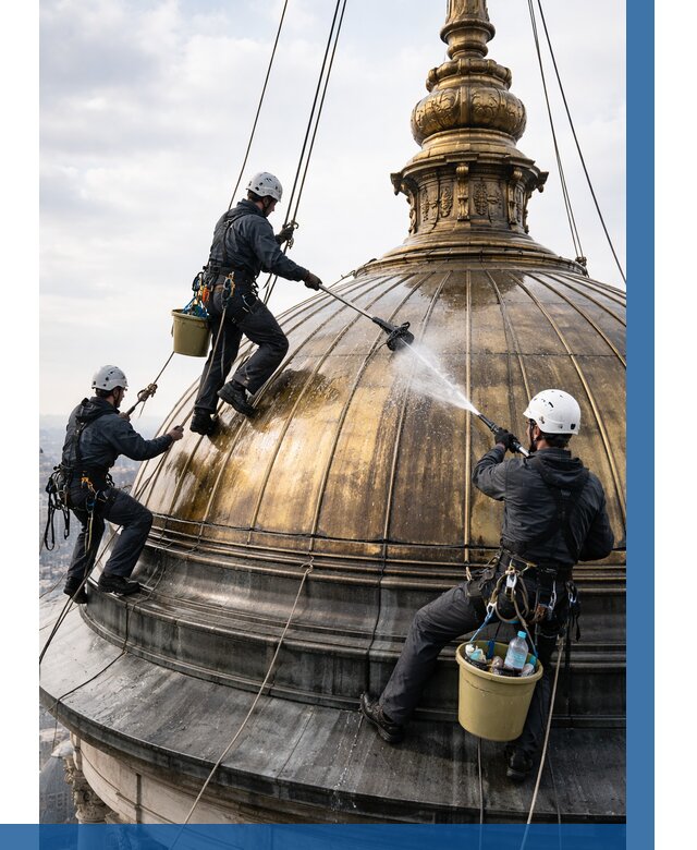Мойка куполов и шпилей в Новомосковске от 8260 р. - заказать | ВЫСОТНИК-Нвм