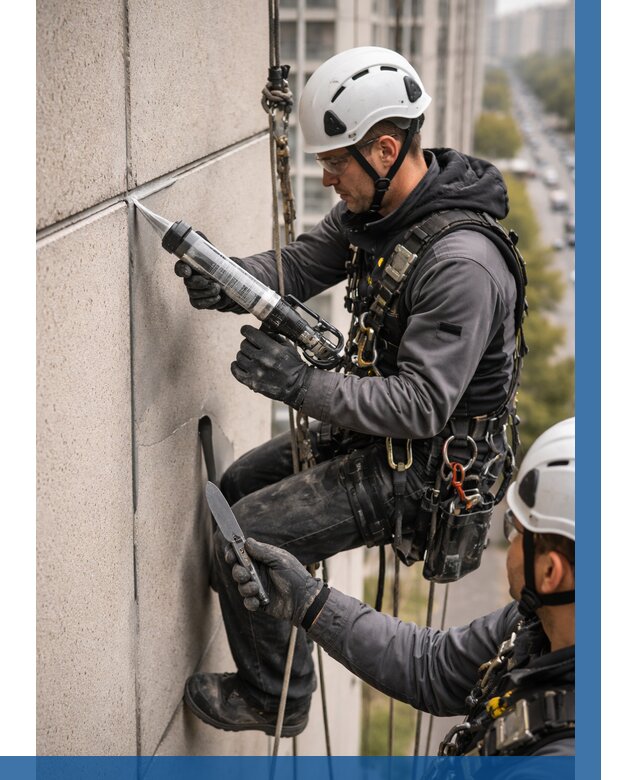 Первичная герметизация швов в Новомосковске от 620 р. | ВЫСОТНИК-Нвм