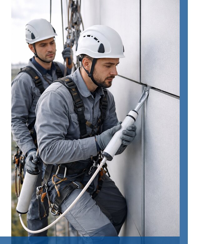 Герметизация швов вилатермом в Новомосковске от 620 р. | ВЫСОТНИК-Нвм