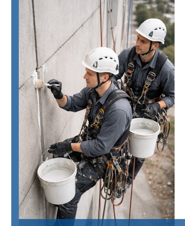 Противогрибковая обработка швов в Новомосковске для фасадов и кровель