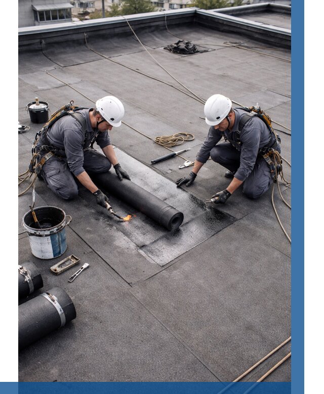 Ремонт мягкой кровли под ключ в Новомосковске от 723 р. | ВЫСОТНИК-Нвм