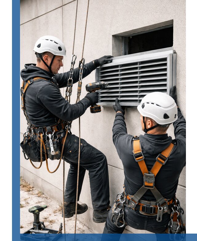 Монтаж вентиляционных решеток в Новомосковске профессиональный сервис