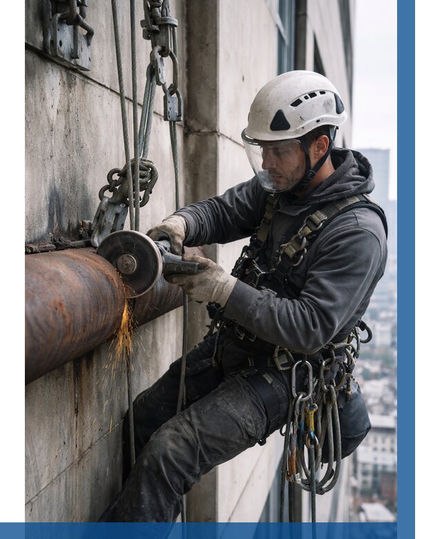 Резка металла на высоте в Новомосковске по цене от 4646 р. | ВЫСОТНИК-Нвм