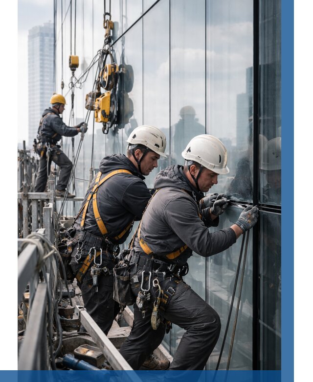 Структурное остекление фасадов в Новомосковске от 9809 р. | ВЫСОТНИК-Нвм