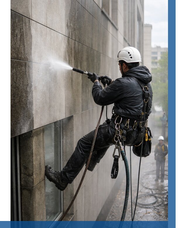 Гидроструйная очистка поверхностей в Новомосковске от 878 р. | ВЫСОТНИК-Нвм