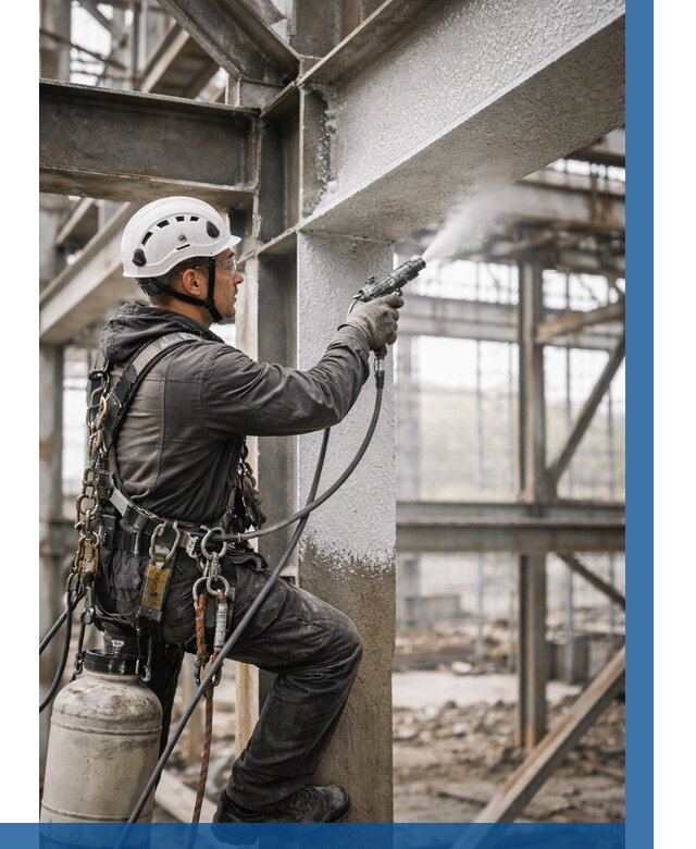 Огнезащита металлоконструкций от 774 р. | ВЫСОТНИК-Нвм в Новомосковске