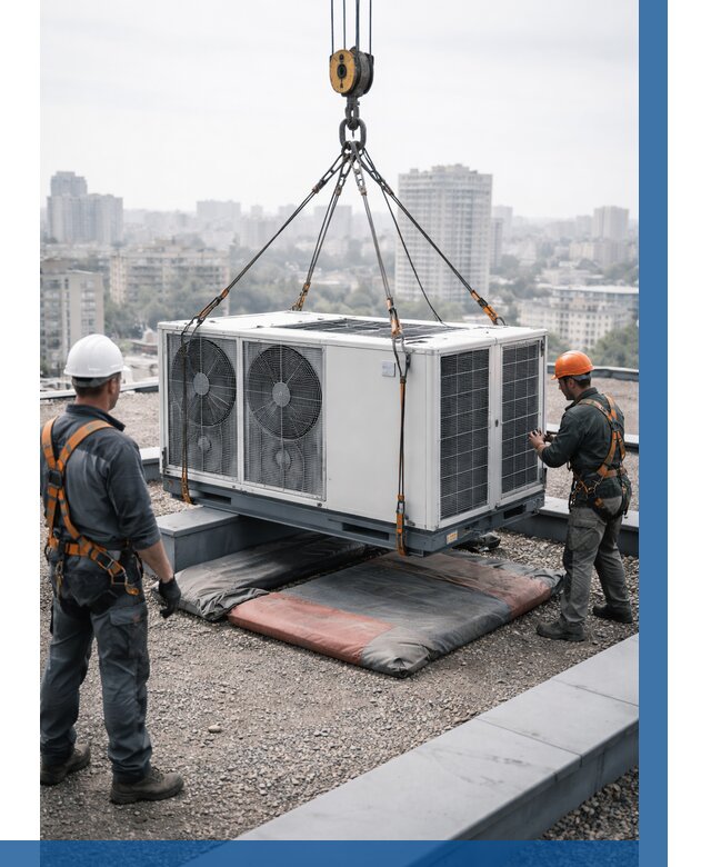 Подъем груза на крышу в Новомосковске от 5163 р. | ВЫСОТНИК-Нвм заказать