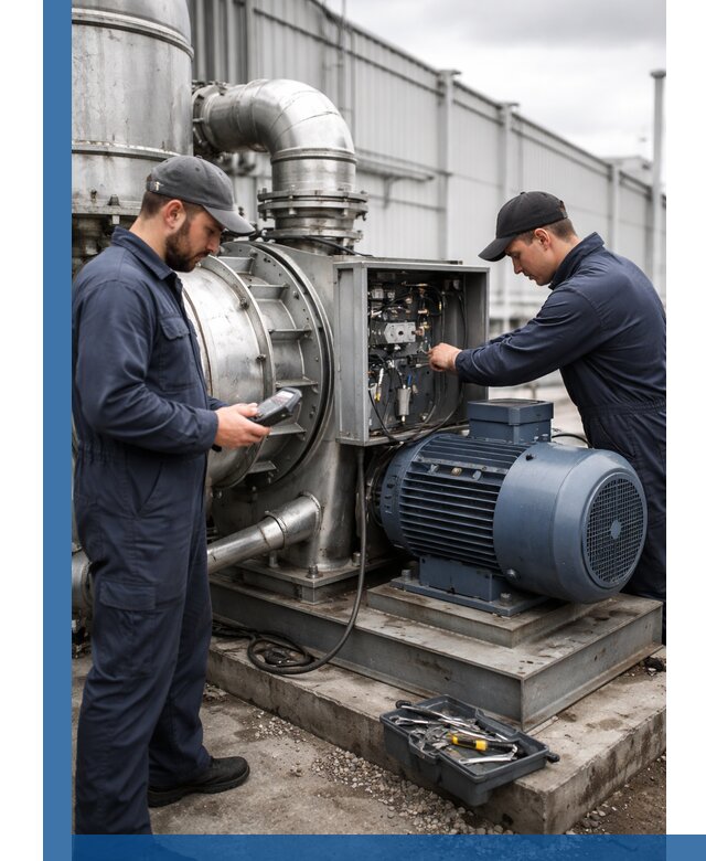 Техническое обслуживание промышленного оборудования в Новомосковске