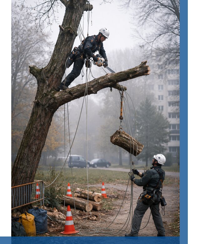 Удаление аварийных деревьев в Новомосковске от 15488 р. | ВЫСОТНИК-Нвм