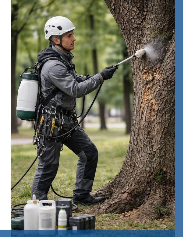 Обработка деревьев от вредителей в Новомосковске от 4646 р. | ВЫСОТНИК-Нвм