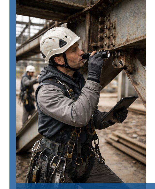 Обследование металлоконструкций и диагностика прочности в Новомосковске