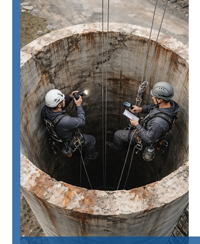Обследование дымовой трубы: диагностика и оценка состояния в Новомосковске